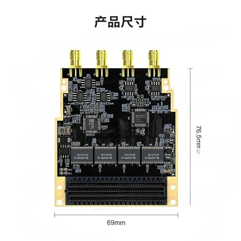 High Speed ADC DAC AD9238 AD9767 Dual 65M 125M LPC Platform Universal