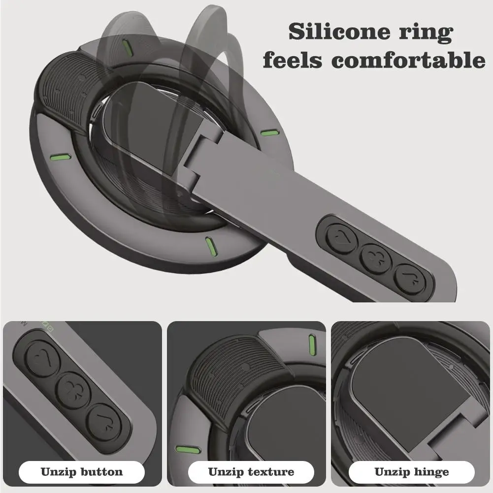 Ultra-thin Luminous Double-sided Magnetic Mobile Phone Holder 360 Degree Rotation Horizontal And Vertical Screen Switching