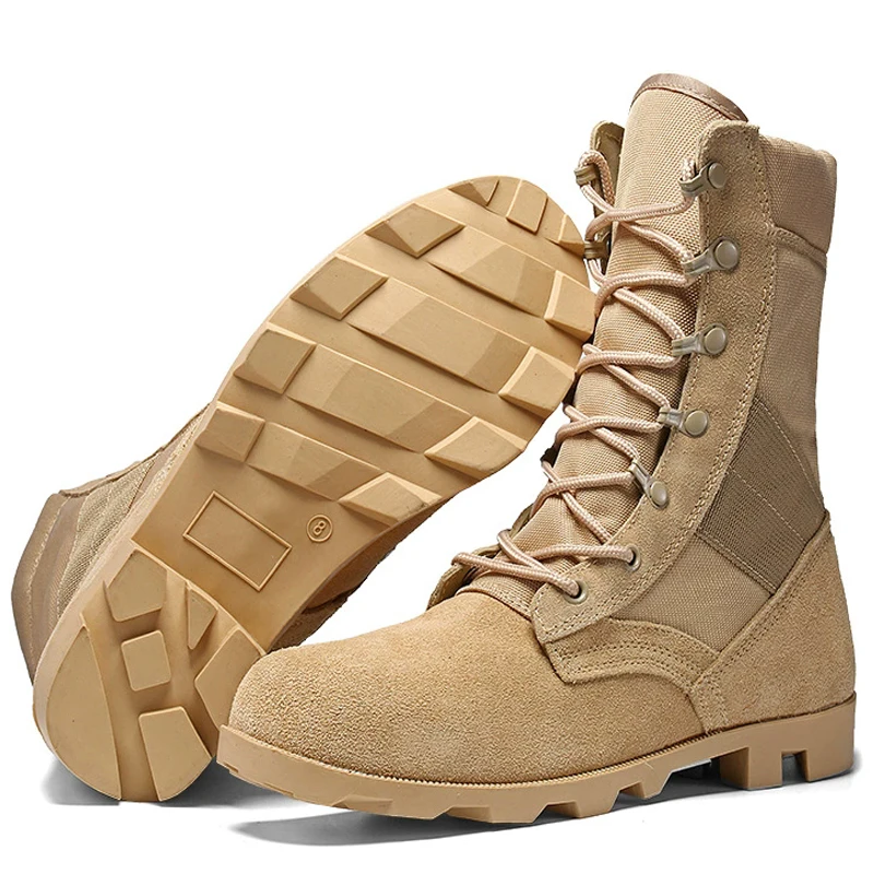 عالية الجودة الذكور الأحذية الصحراء أحذية قتالية في الهواء الطلق حذاء للسير مسافات طويلة التدريب الأحذية التكتيكية عدم الانزلاق الرجال الأحذية مقاومة للاهتراء 2026 #1