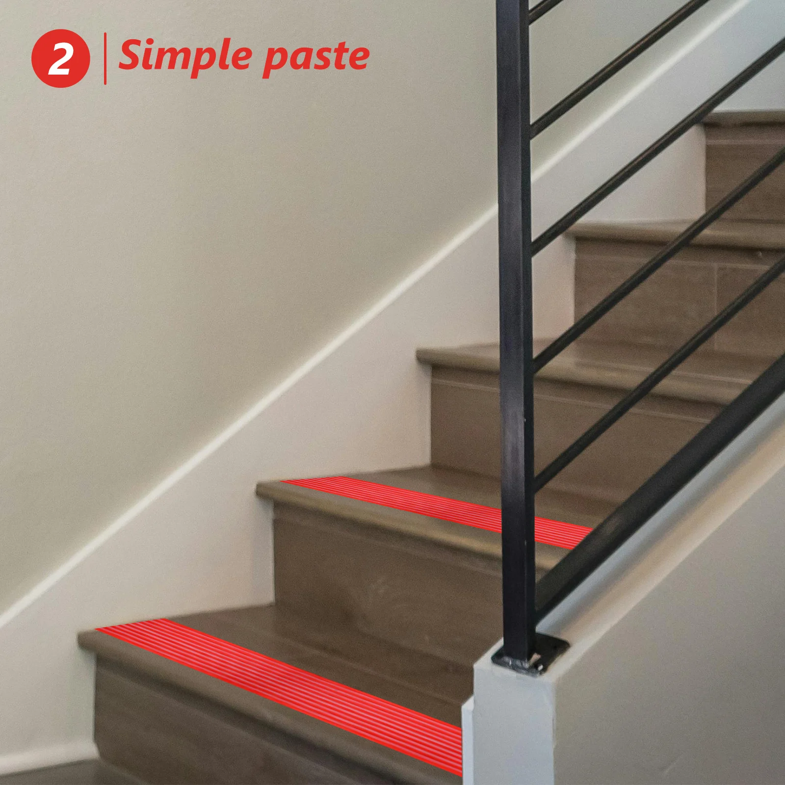 

PVC Stair Edge Guard Pad Non Slip Tape Grip Tape Self-Adhesive Safety Decorative Visibility Low Light Conditions
