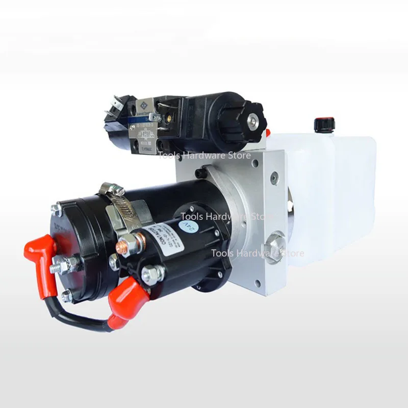 0.8KW Tray Truck Hydraulic Power Unit Assembly DC 24V Motor Suitable For RV Trailer Hydraulic System