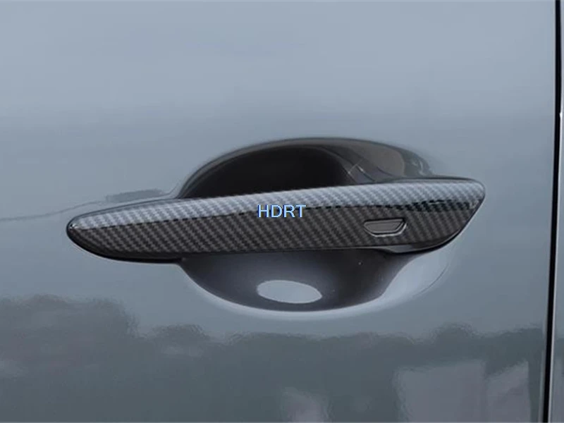 Car Styling Door Handle Frame Gate Bowl Trim Cover Protector Decoration Accessories Exterior Sticker For Mazda CX-50 CX50 2023 +