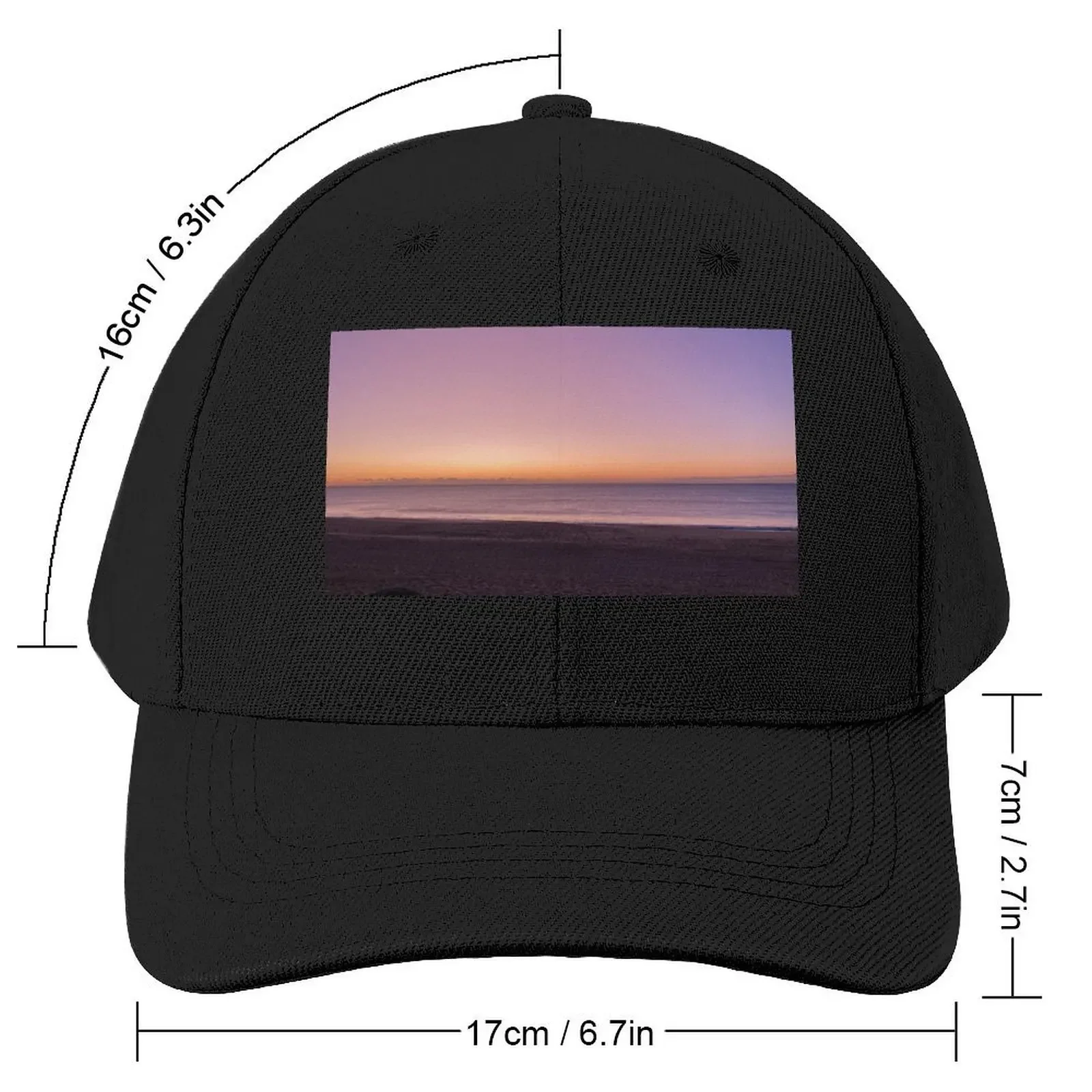 Sunrise colours Baseball Cap derby hat Wild Ball Hat birthday Hat Man Luxury Sun Hats For Women Men's