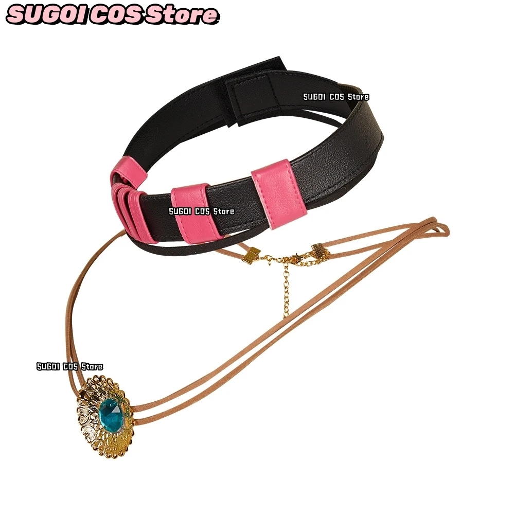 Arcane Jinx Cospaly Costumes Necklace Anime Game Arcane Season 2 Role-playing Jewerly Anime Party Wearing Chain
