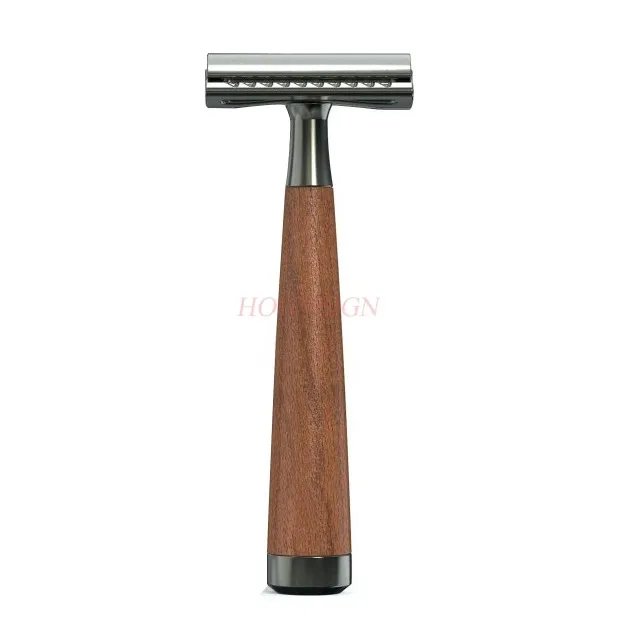 Faux Wood Zinc Alloy , Heavy Duty Eco-Friendly Razor for Shaving, Gift