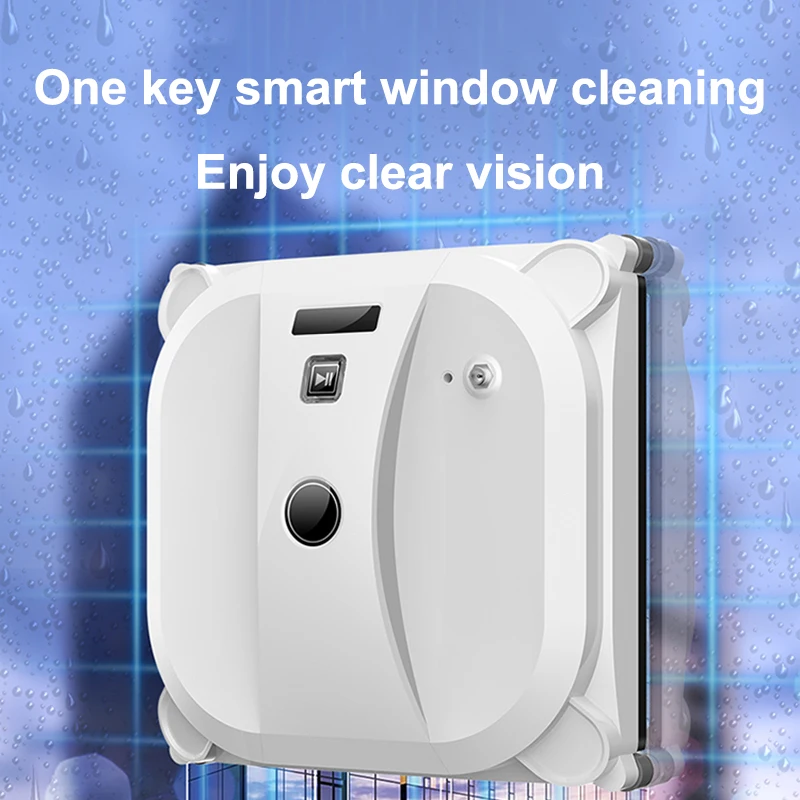 Clean a Window in 60 Seconds APP+Remote Control Smart Water Spray Electric Window Cleaner Automatic Glass Window Cleaning Robot