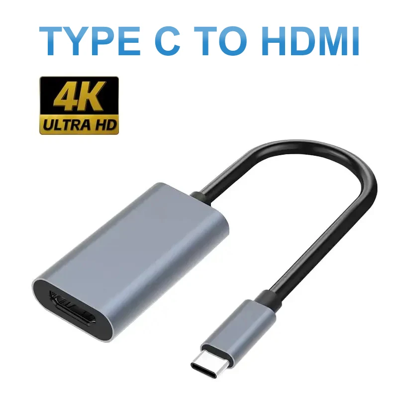 USB C to HDMI Adapter 4K 60Hz Type C Cable HDTV Converter Cable for iPhone 15 TV Converter MacBook Air iPad Samsung Laptop