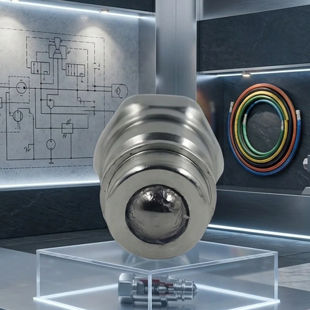 2pcs NPT 1/2 inch Agricultural Hydraulic Male Connector for Tractor Systems with Fast Flow and Secure Connection