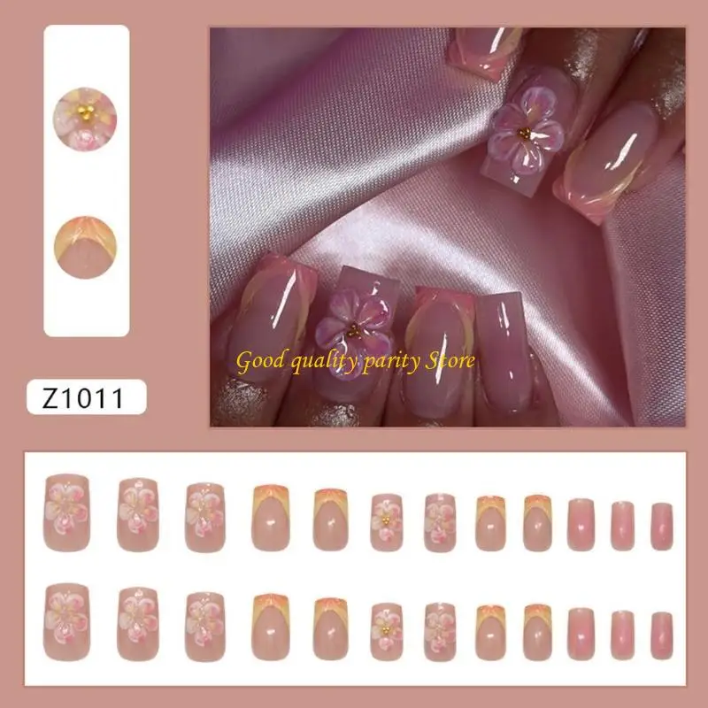 

M4YA Square Fake Naff на ногте искусственной акриловой фальшивой фальшивой палочку для ногтей на ногте