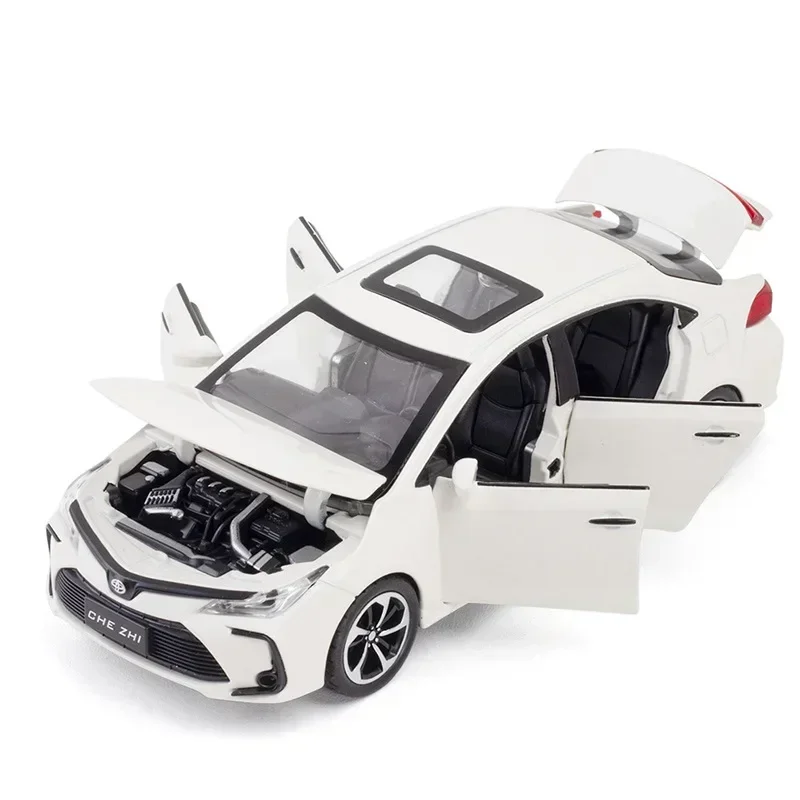 1:32 トヨタカローラ合金車ダイキャスト & おもちゃの車車モデル音と光プルバック車のおもちゃキッズギフト用