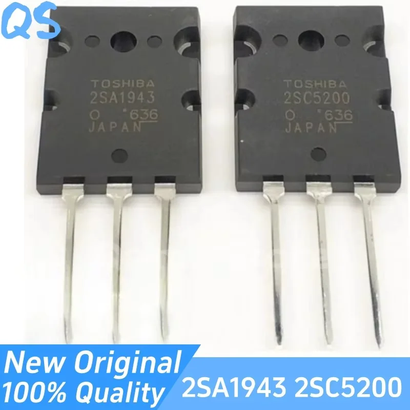 Nowy Oryginalny 2SA1943 2SC5200 A1943 C5200 TO-3PL Tranzystor Audio Wysokiej Mocy Wzmacniacz Parowanie Lampy — zdjęcie produktu 2