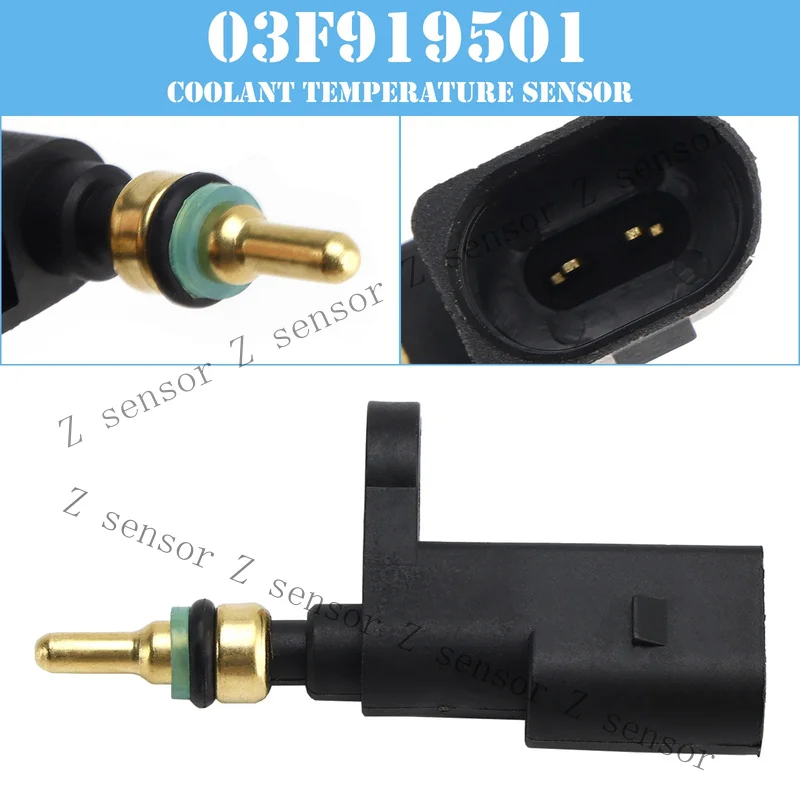Z+ Coolant Temperature Sensor for Audi Q3 8U 1.4 TFSI Change 03F919501 T9