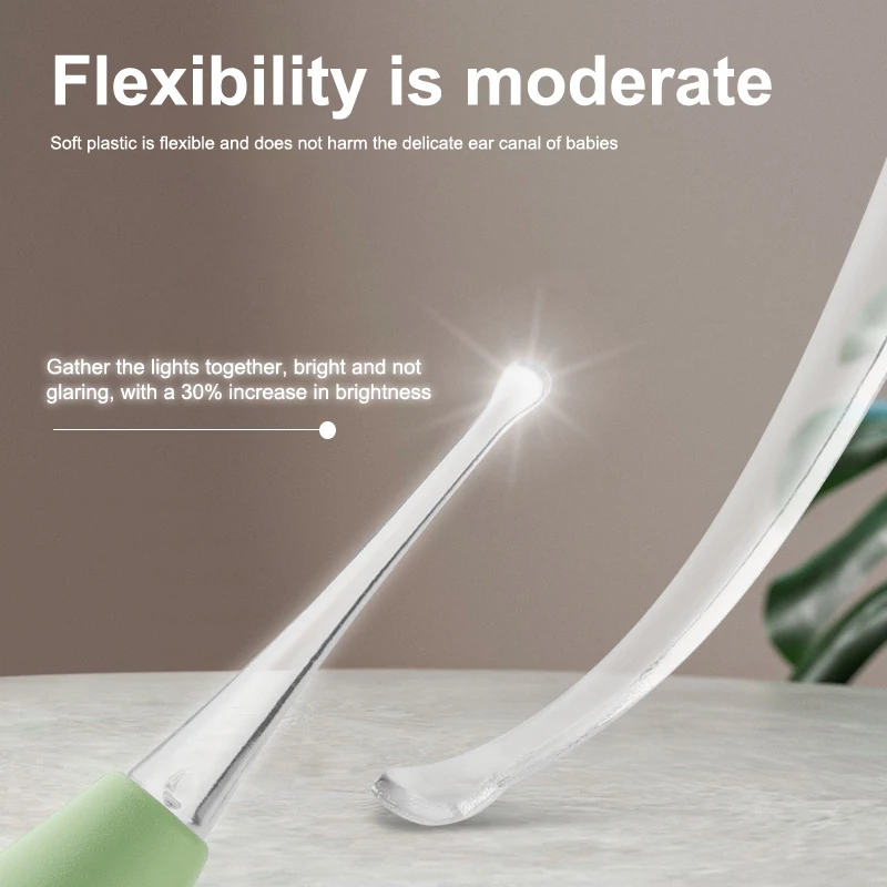New Luminous Ear Scoop Stainless Steel Ear Scoop With LED Li