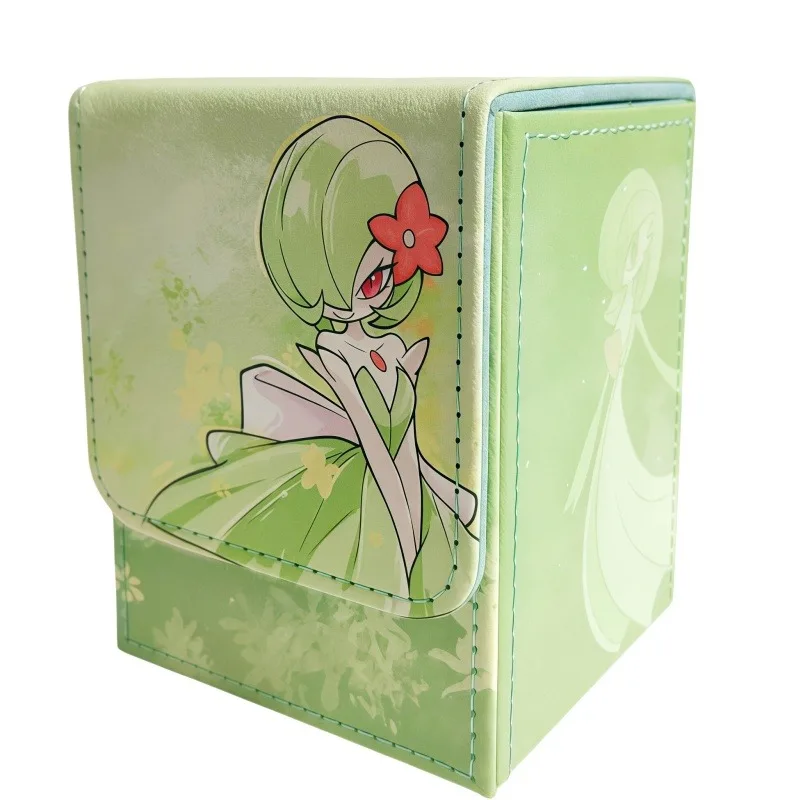 Коробка для хранения карт PTCG Super Power Attribute Gardevoir DIY из магнитной кожи для настольных игр OPCG DTCG TCG, коллекционная, для хранения игровых карт, игрушка
