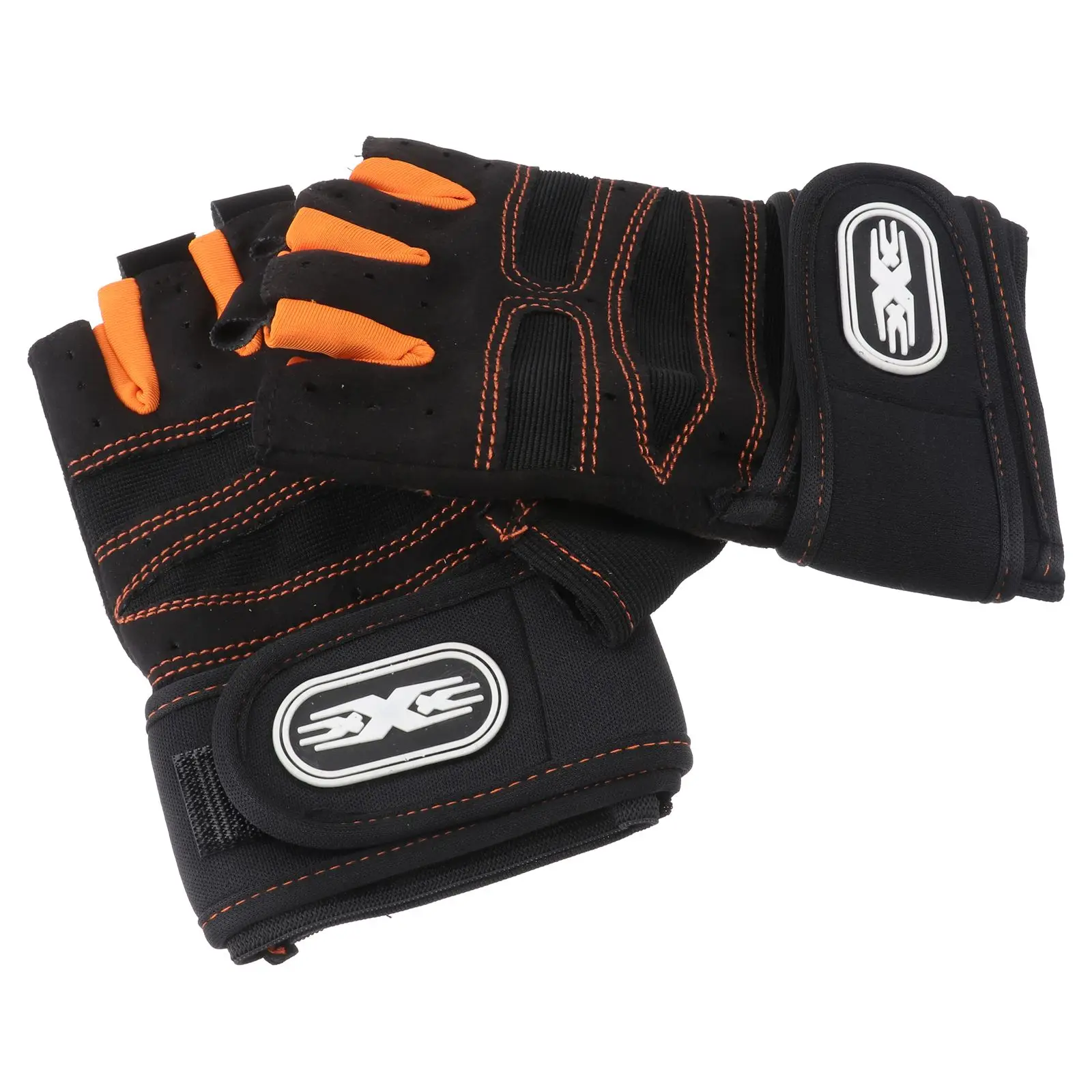 

Half finger Gloves Shock absorbing Anti slip Durable Cloth Riding Cycling Weight Lifting Wrist Support for Men Women
