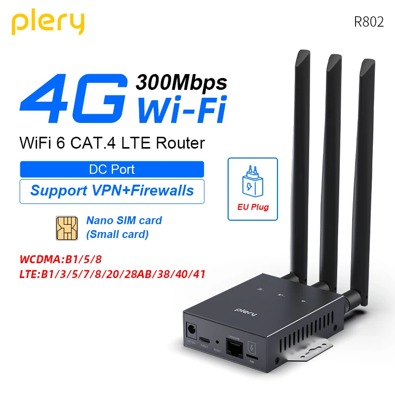 Plery 300Mbps 4G Lt…