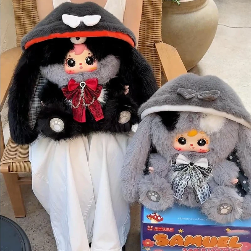 

New Samuel The Wizard of Fluffy Ears 800% Body Plush Blind Box Vinyl Face Dolls Action Figure Mistery Kawaii Toy Ornament Gifts