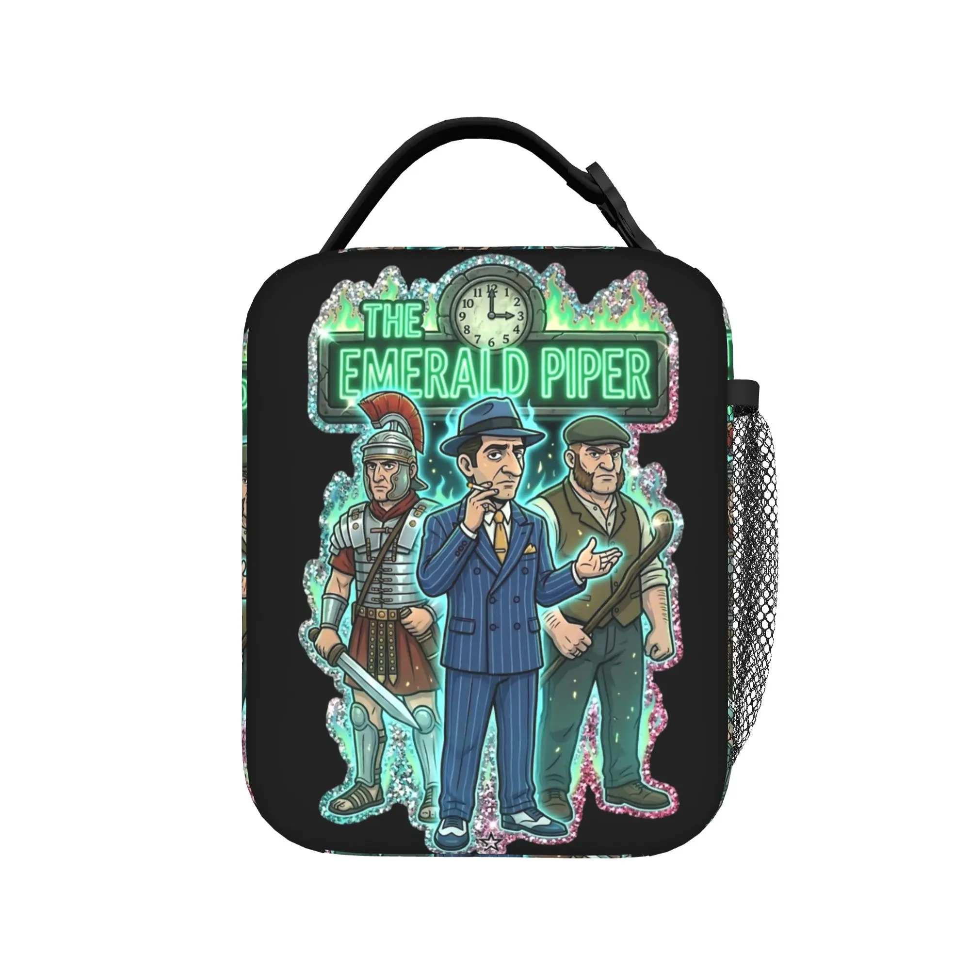 The Sopranos Family Cuties  3 O’CLOCK  Emerald Piper SPARKLE  Insulated Lunch Bags Lunch Container Bag Tote Lunch Box Handbags