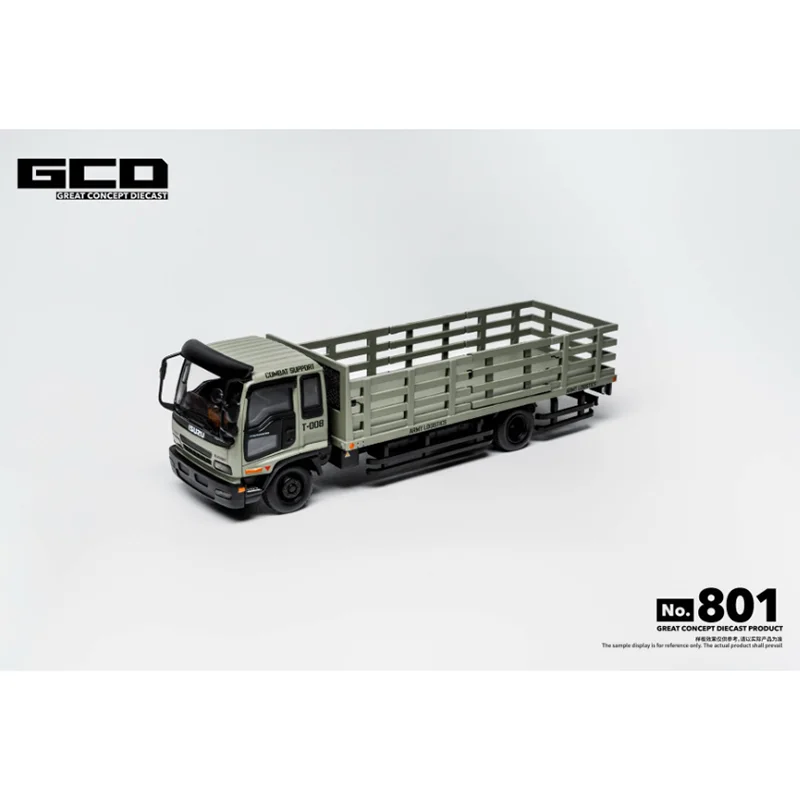 GCD&DCT 1/64 Scale Isuzu Forward T-008 Combat Support Blackout Diecast Alloy Car Model Collectible Decorative Item Toy Gift