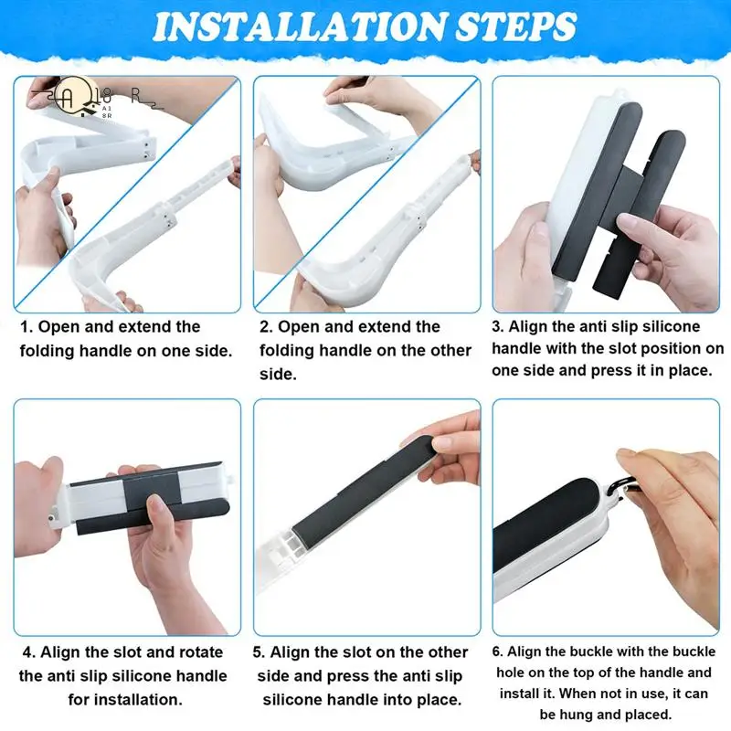 

A18R -Collapsible Ultimate Mattress Lifting Tool Under Mattress Wedge Elevator For Changing Sheets, Effortless Bed Making Easy T