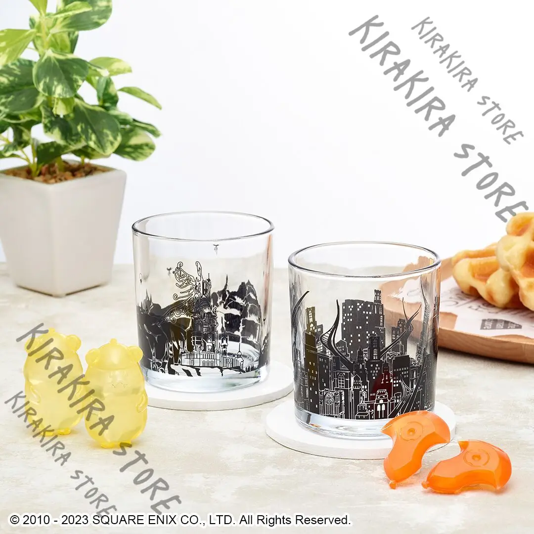 Final Fantasy Il Mheg Cosplay Cup Amaurot Water Glass Collector's Edition Ornaments High Quality Ice Cube Tray Xmas Gifts Set