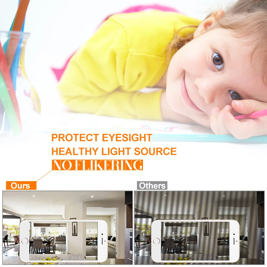 220V Led Downlight 6W 9W Led Ceiling Light Recessed Round Led Panel Light 3 Color Warm White Spotlight for Home Lighting