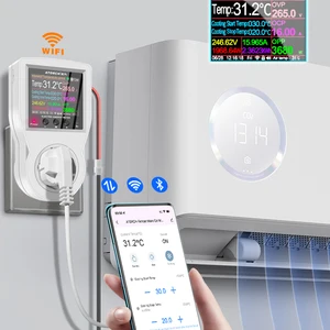 Tuya Wi-Fi digital thermostat, socket incubator, temperature controller, timer, cooling, heating, 3m NTC sensor, 16a, 220v AC 10 Main Sales Thermostat for Hoker - №3