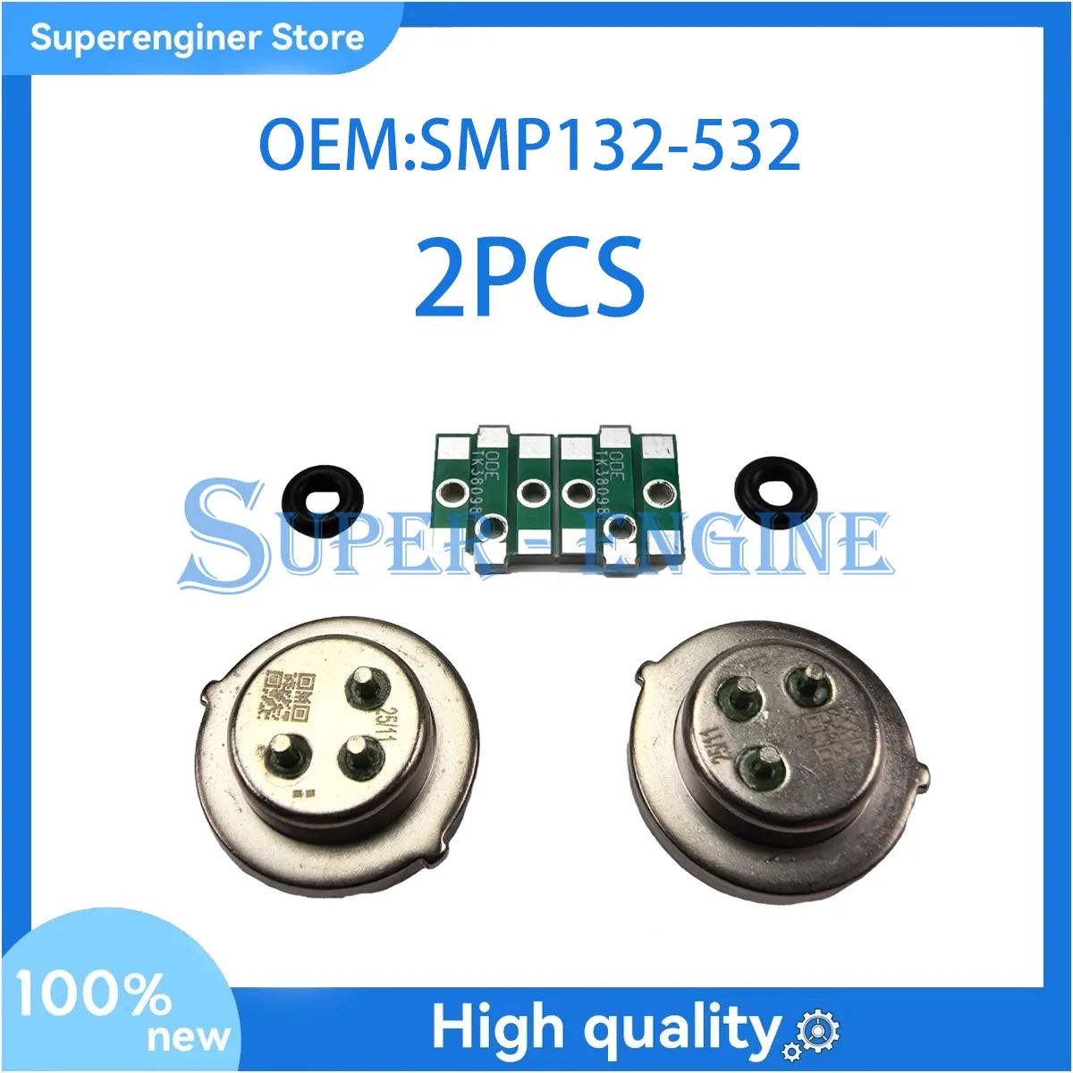 

2PCS SMP132-532 TCU Transmission Control Unit Pressure Sensor For VW AUDI DQ500 DQ380 DQ381