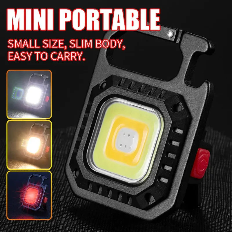 

Mini FlashLight Pocket Clip Mutifuction Portable Flashlight Pocket Work Light Outdorr Camping Fishing Climbing Lantern LED Light