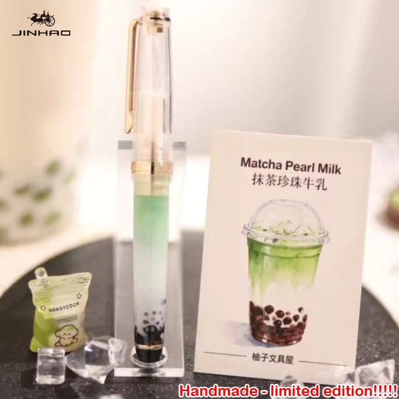 JINHAO 82 Glass Dip Pen Handcrafted Limited Edition Finely Grounded Smooth Writing Art School Office Supplies Stationery view 3