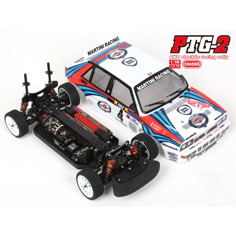 

RC Car LC RACING PTG-2 remote control model car 1:10 electric four-wheel drive pull frame with Lancia car shell