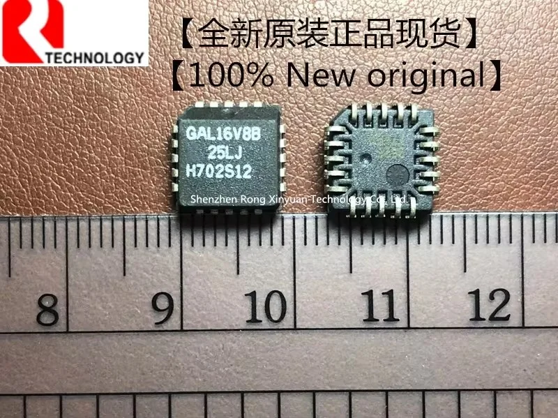 100% New Original GAL16V8B-25LJ GAL16V8B PLCC-20 High Performance E2CMOS PLDGeneric Array Logic™