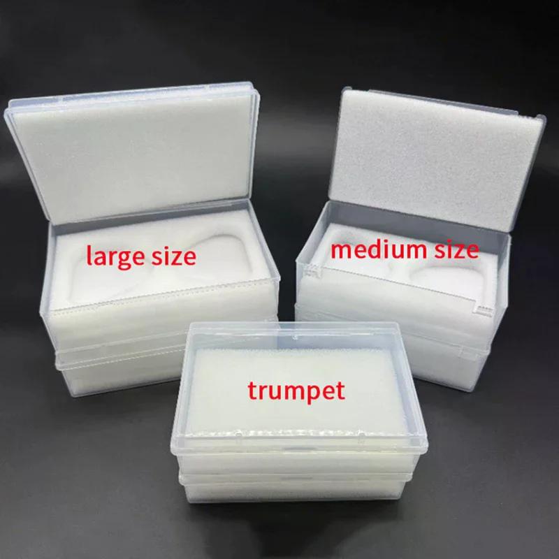 

Dental Tooth Model Implant Storage Box Dental Denture Special Delivery Box With Sponge Plaster Plastic Model Placement Box