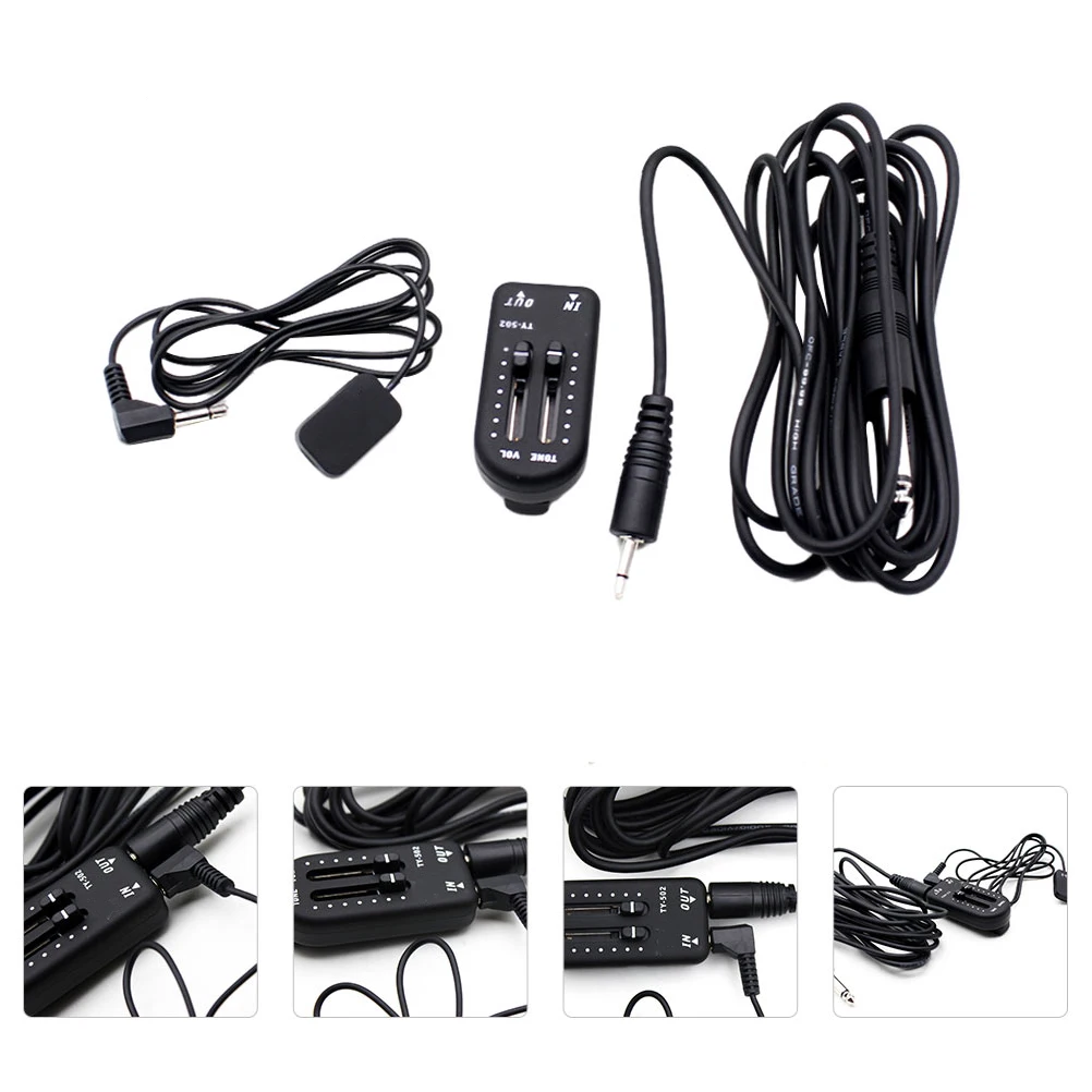 

1 Set Violin Pickup Piezo Premium Durable Sound Amplifier For Electric Violin Guitar Musical Instrument Pickup Compatible With