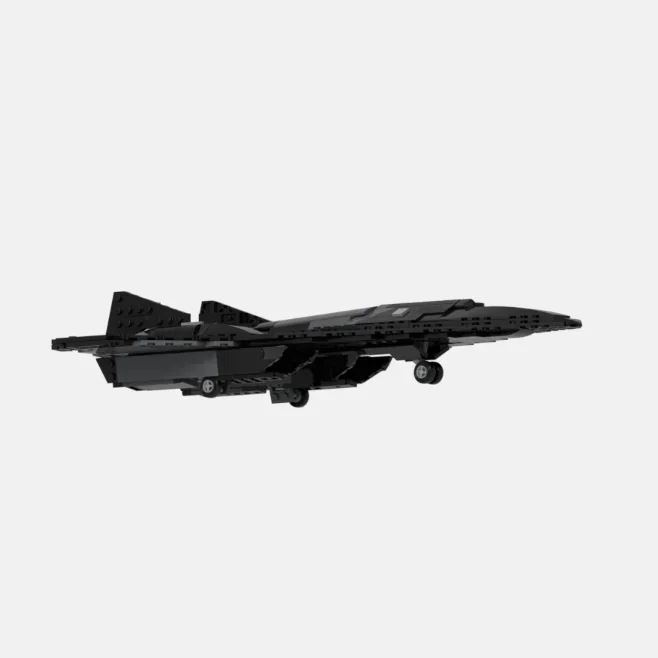 Moc Building Block Military Series Darkstar Hypersonic Aircraft Model Technology Bricks DIY Assembly Airplane Toys For Kid Child