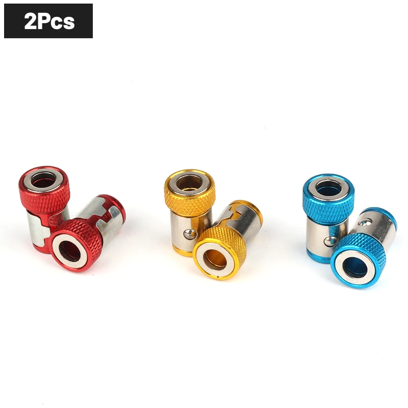 Batch Head with Magnetic Ring, Strong Magnetic Batch Head Holder, Electric Screwdriver Head, 2 Packs