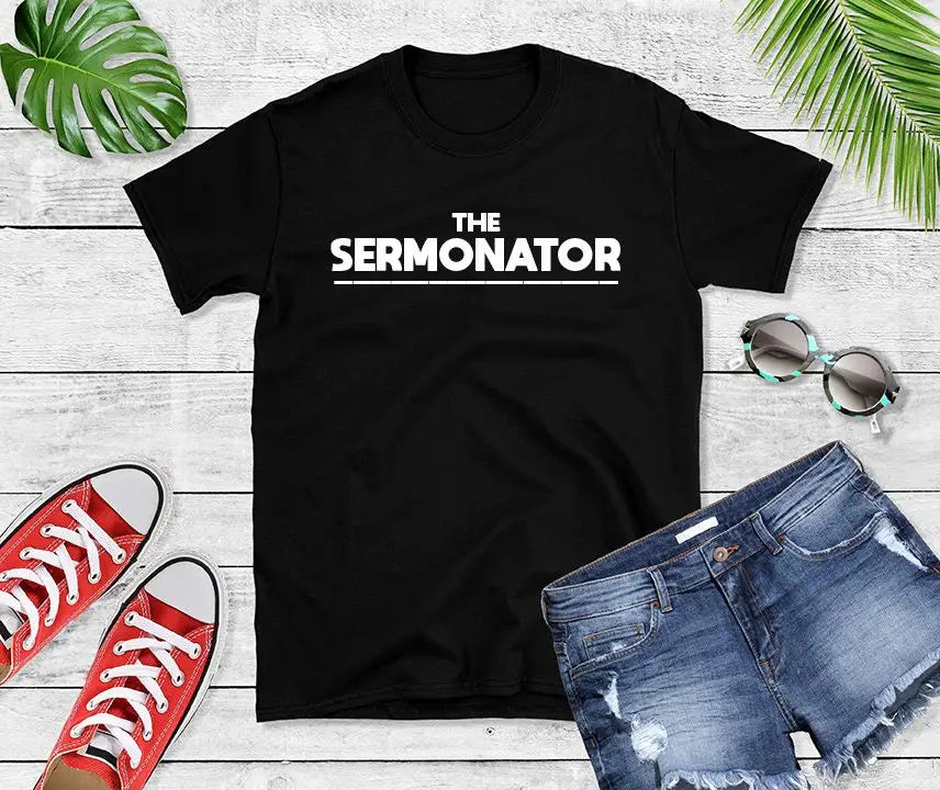 Sermonator T Shirt Preacher Missionary Valentines Day Idea Pastor Outfit