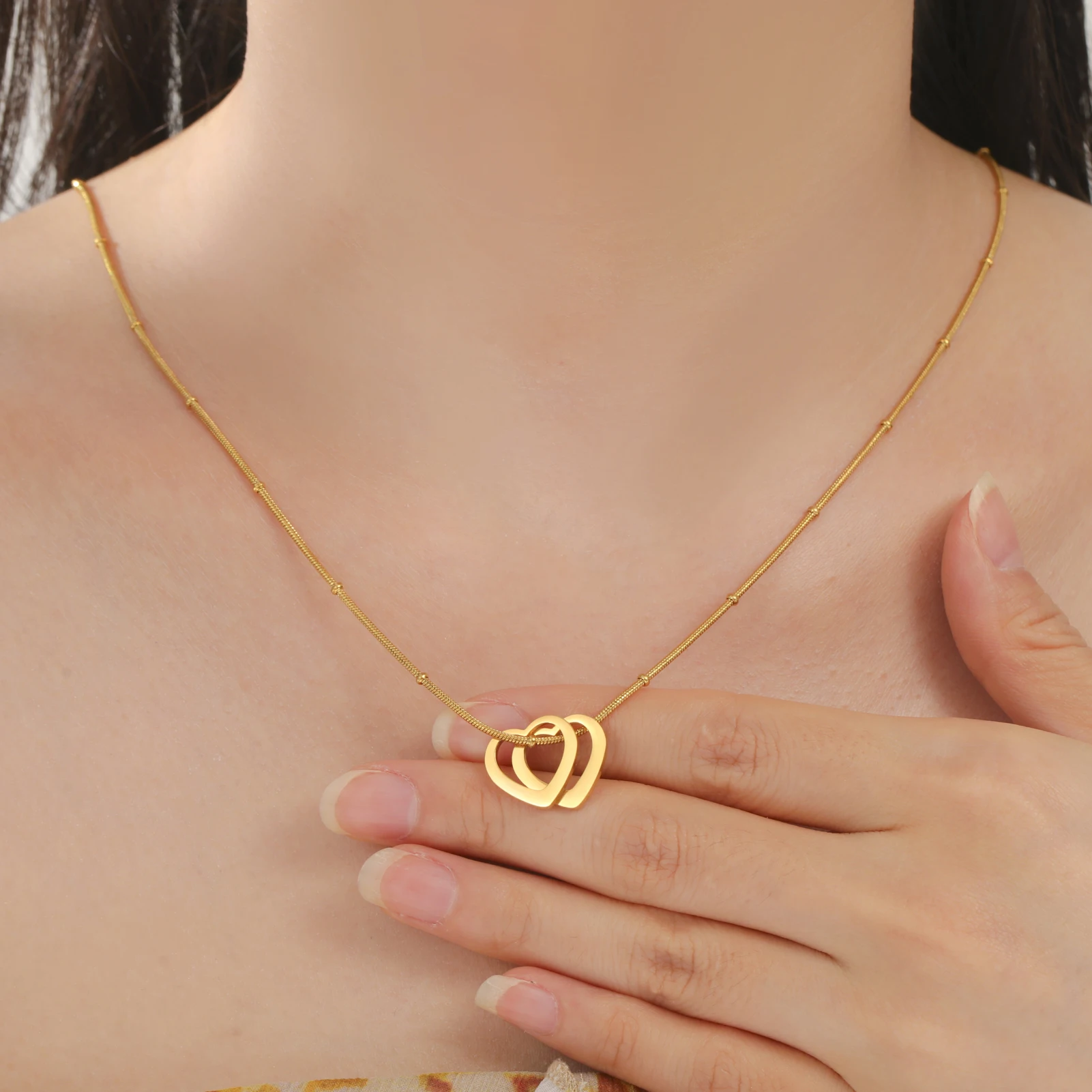 

Kkjoy Romantic Heart Pendant Necklace Suitable Couples Sweet Symbol Love Worn Daily Shopping Dates Valentine Anniversary Gift
