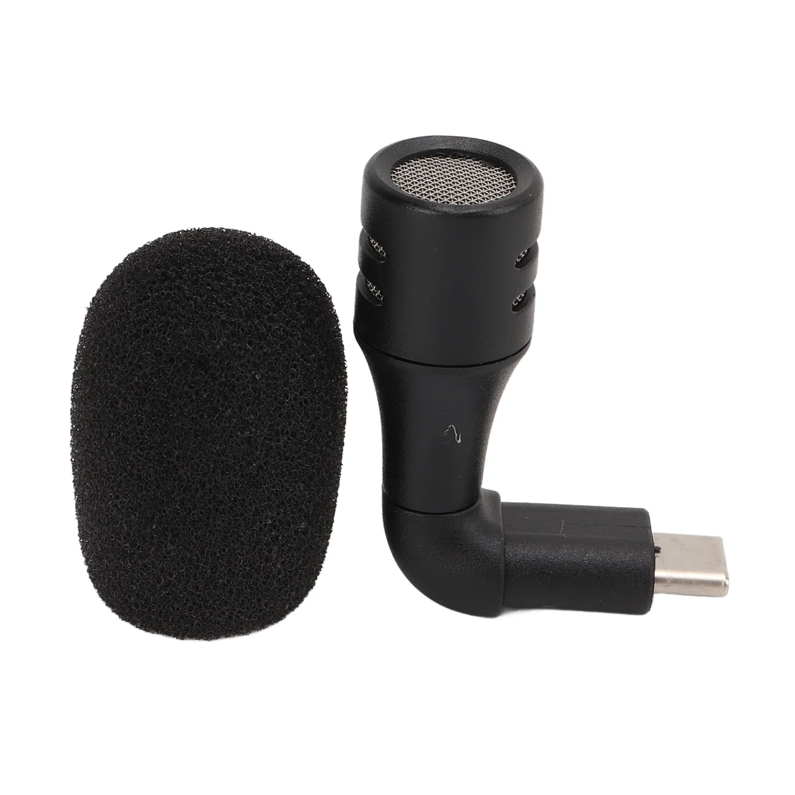 Typ-C-Stecker Mini-Mikrofon Plug-and-Play USB-C-Mikrofon aus Kunststoff 90° °   Winkel mit hoher Empfindlichkeit und hoher Dynamikbereich für Videokonferenzen