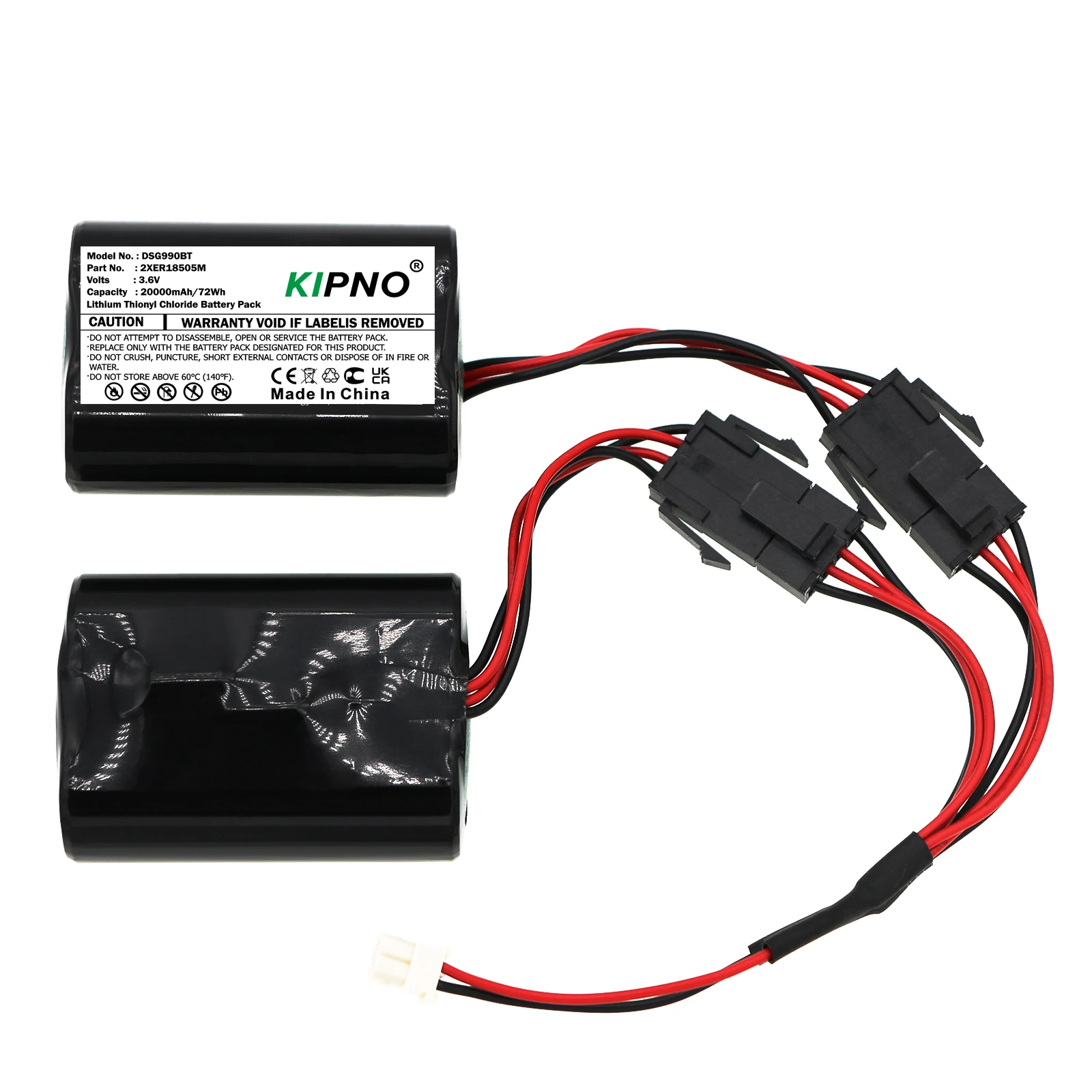 Batterie de système d'alarme 20000mAh pour Visonic MCS-720B, sirène MCS-740, SR-740 PG2, pour sirène TYCO Burg,PG9901, sirène intérieure Res Fire