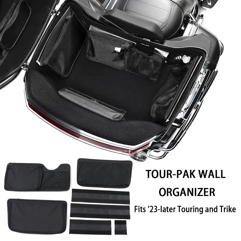 

Органайзер для мотоциклетного кофра, сумка-вкладыш для хранения вещей, подходит для Harley Touring Electra Glide, Road Glide, CVO Road Glide ST