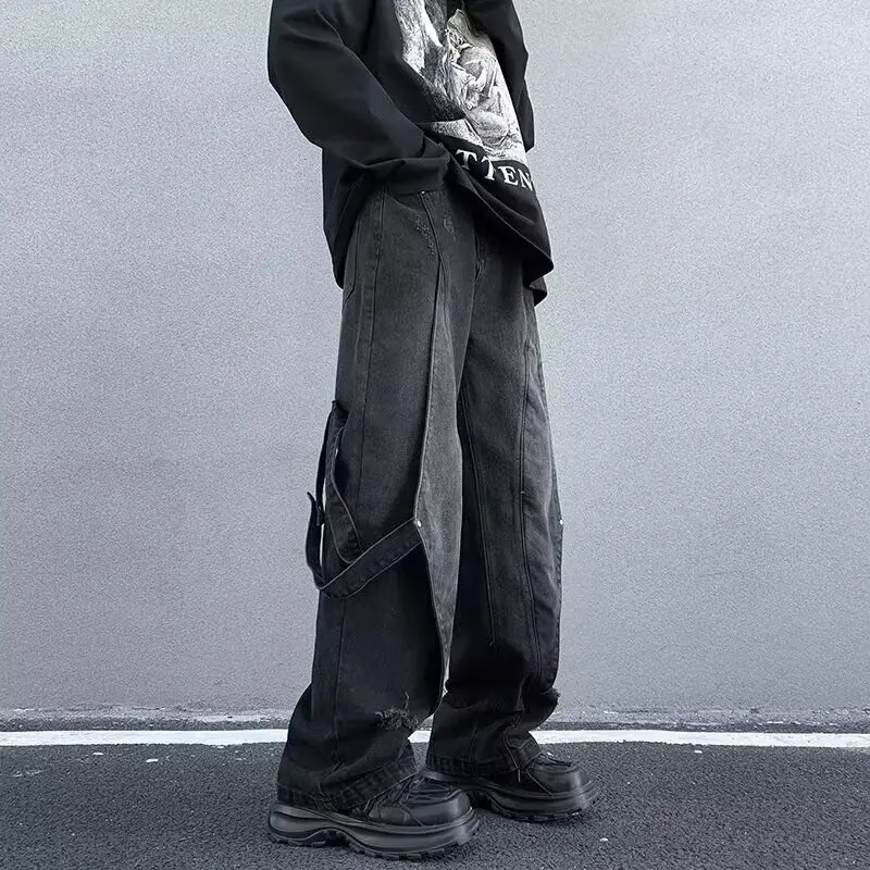 Estrela jeans para mulheres meninas baggy bonito retalhos calças jeans y2k cintura alta jeans grunge roupas estéticas
