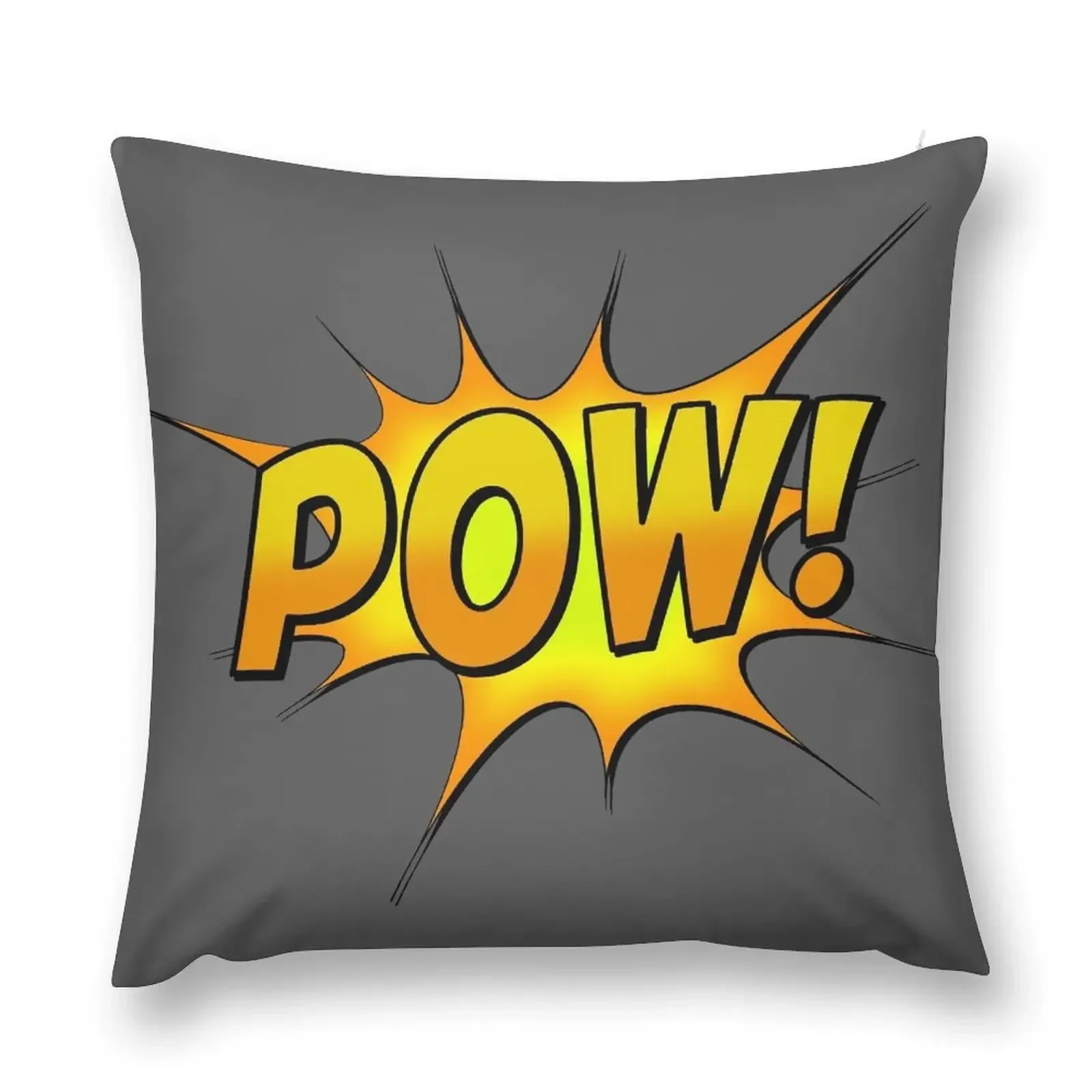 

POW Throw Pillow Anime Couch Cushions Luxury Pillow Cover pillow