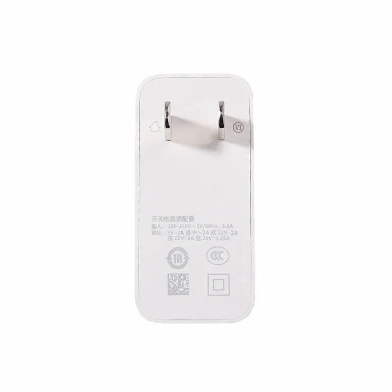 65W 20V 3.25A Super Fast PD Charger EU/US Plug USB C Power Adapter For Matebook 15 14 13 X Pro D15 D14 MagicBook Laptop 2M Cable