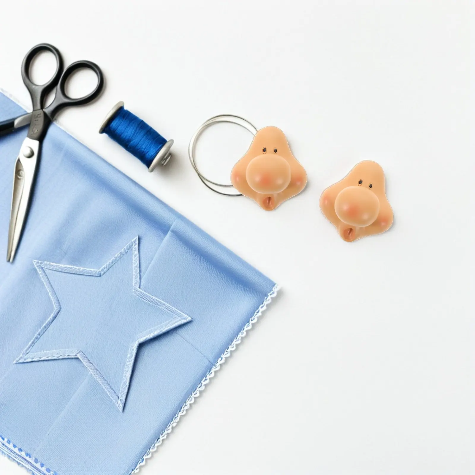 

Набор из 4 деталей для создания гномов: детализированные носы и выражения лица из смолы для Пасхи, Дня святого Валентина, DIY-наборов для изготовления гномов