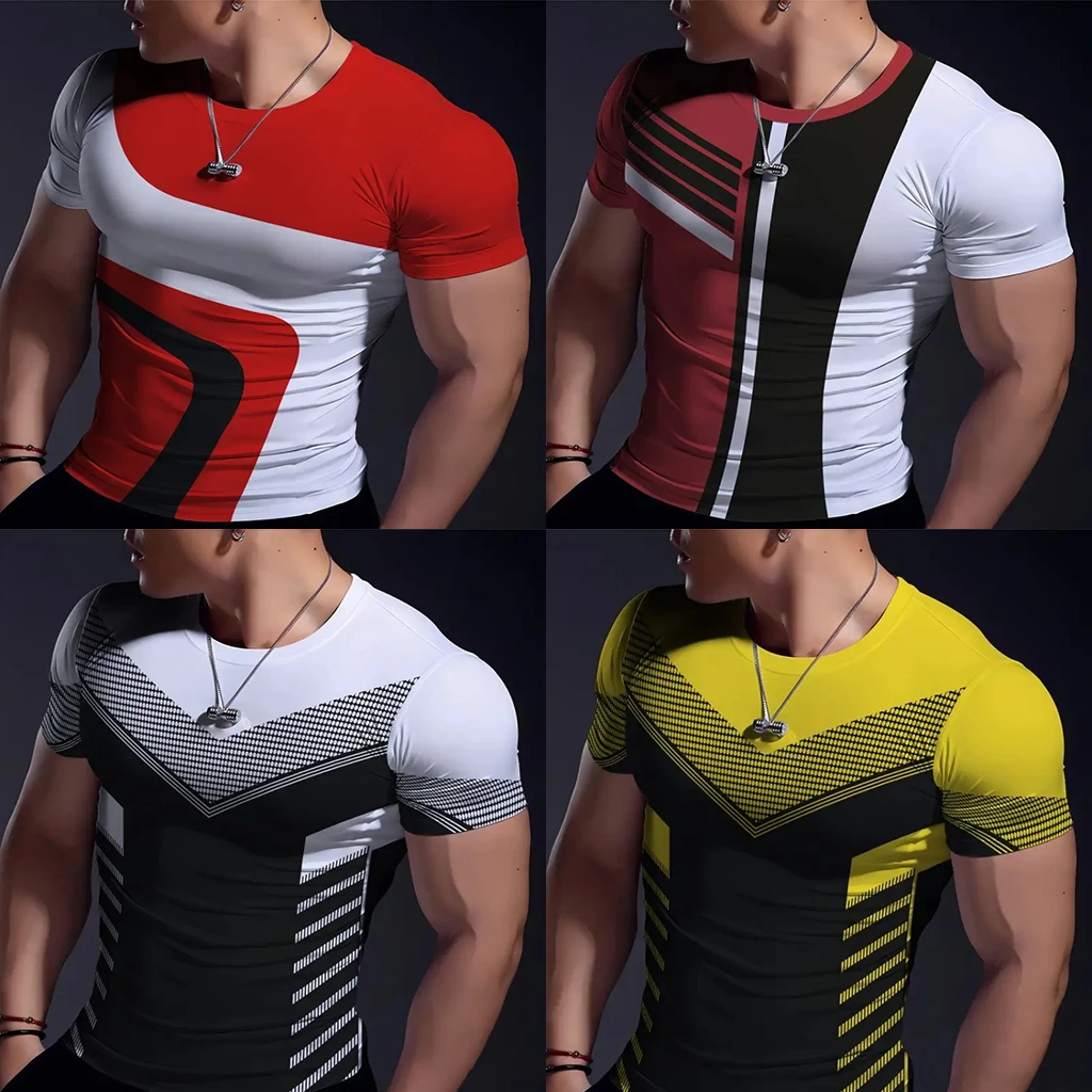 

Новая модная облегающая быстросохнущая дышащая спортивная футболка, новый тонкий топ для бега и фитнеса с короткими рукавами для отдыха и отдыха, пляжа