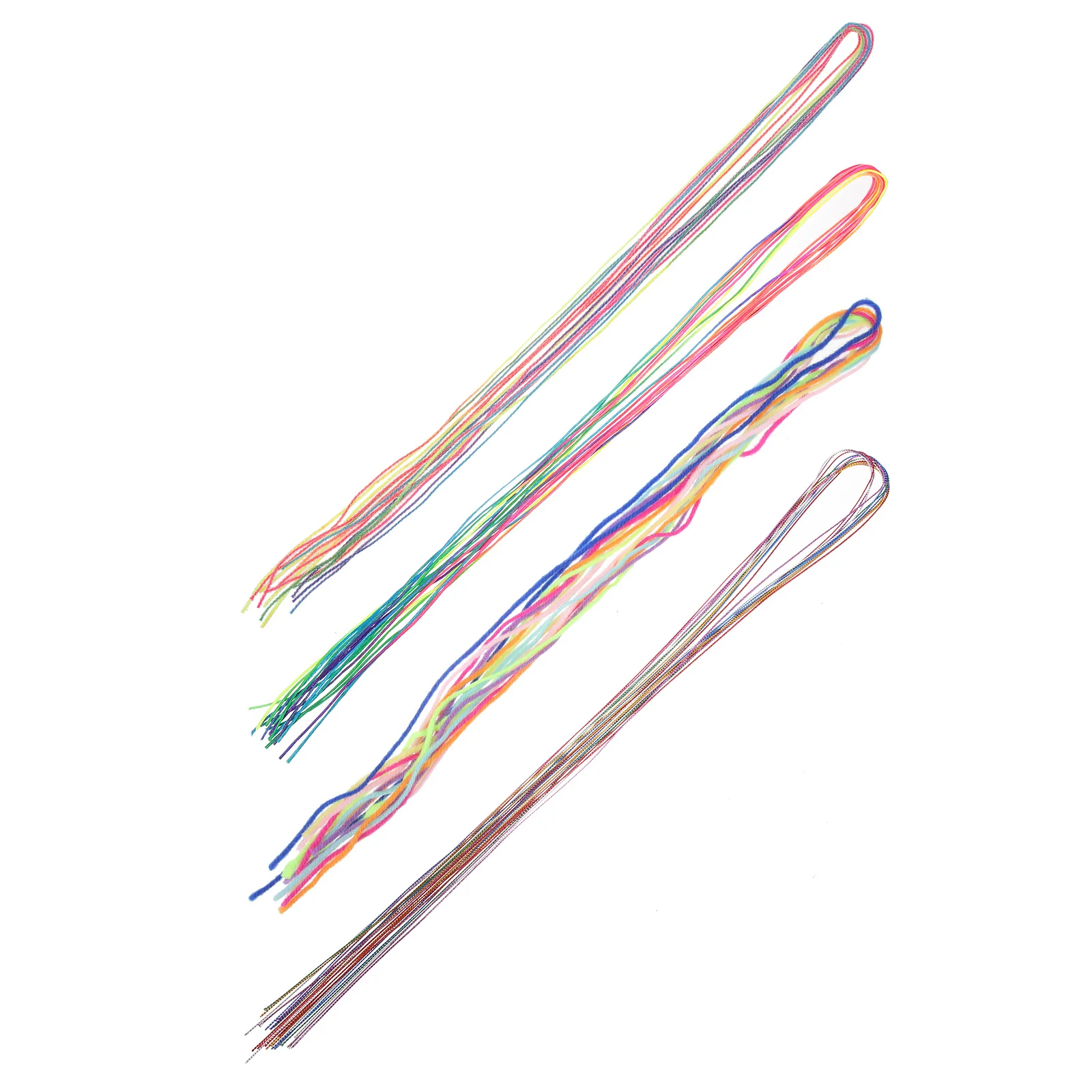 36Pcs Braided Hair Rope Set Vibrant Cloth String for Easy to Use Hair Ornament for Cosplay Festival Daily Styling