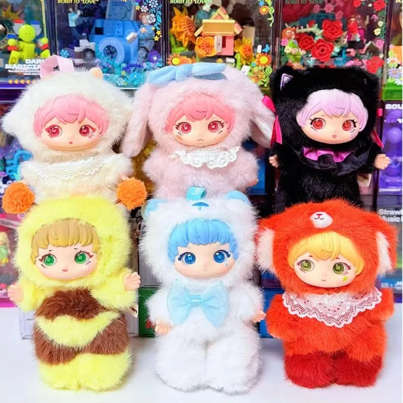 

Ziyuli Animal Party Series Plush Pendant Blind Box Toy Cute Ziyuli Surprise Action Figure Mystery Box Doll Bag Decor Model Gift