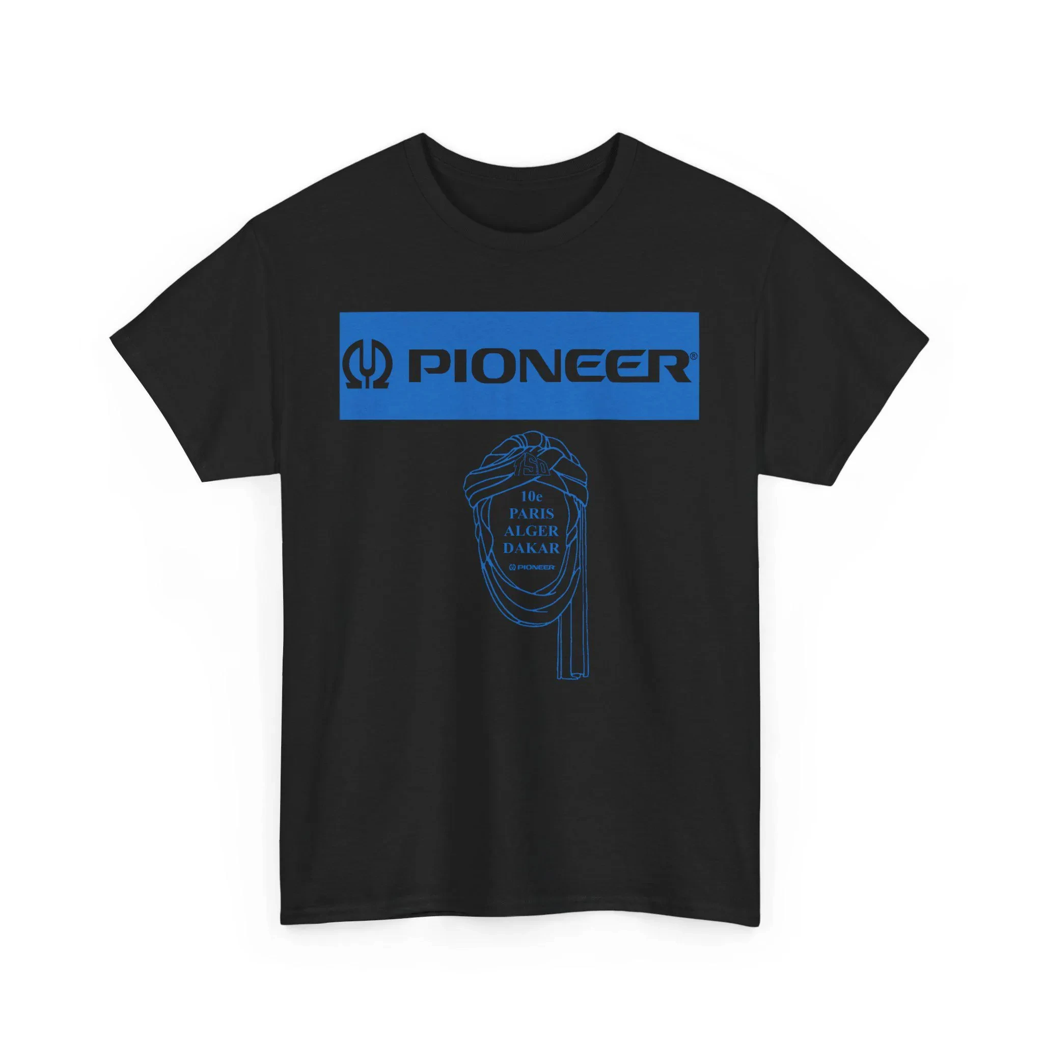 Pioneer Dakar Vintage Style Shirt Racing Car Movie Brad Pitt T-shirt Group B Rally Shirt Paris Alger Dakar Men and Women T Shirt
