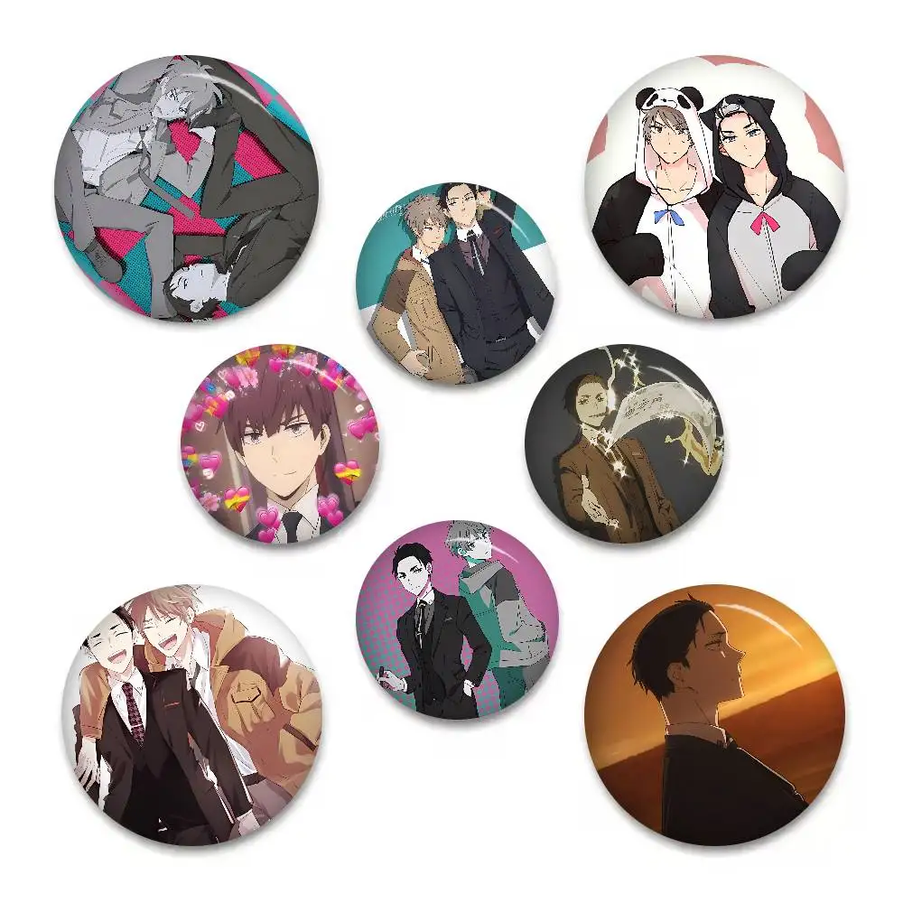 Detective Balance Unlimited Cartoon Cute Soft Button Pin Bright Printed Icon Gift For Friends Badge Collar Brooch Lapel Pin